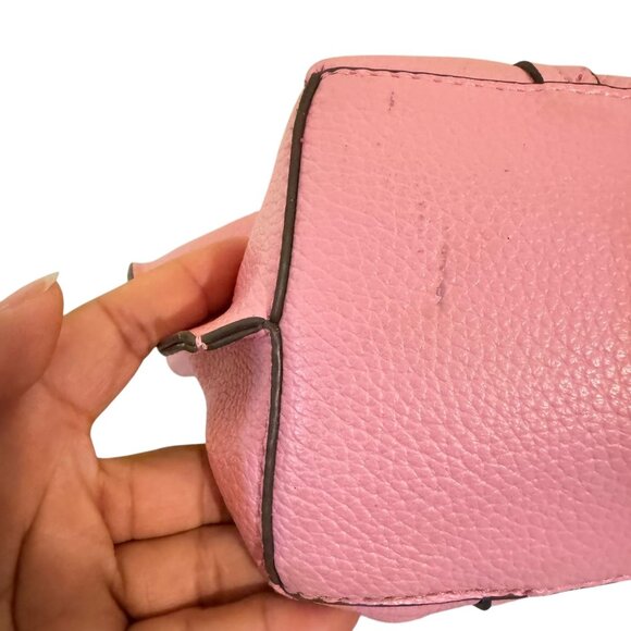 Nanette Lepore Women's Pink Leather Shoulder Bag - Picture 10 of 13